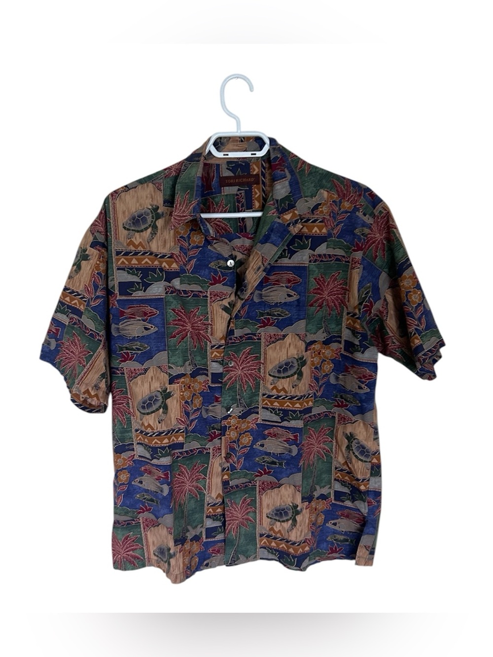 Tori Richard Vacation Hawaiian Shirt Size M